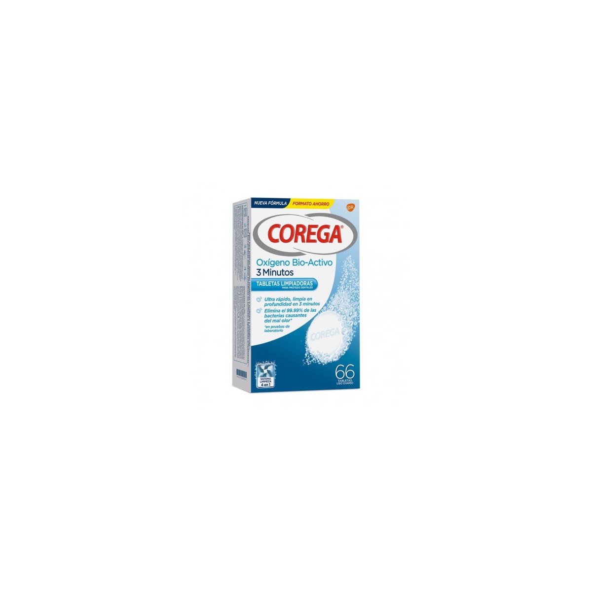 COREGA OXIGENO ACTIVO 66 TABS
