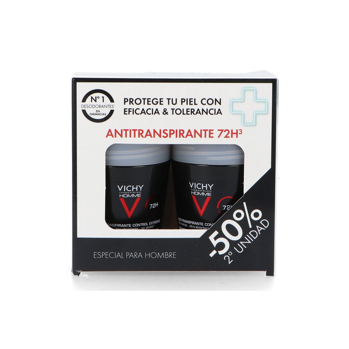VICHY DUPLO DESODORANTE HOMBRE 72H