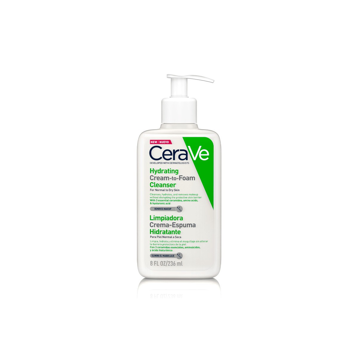 CERAVE CREMA-ESPUMA HIDRATANTE 236 ML