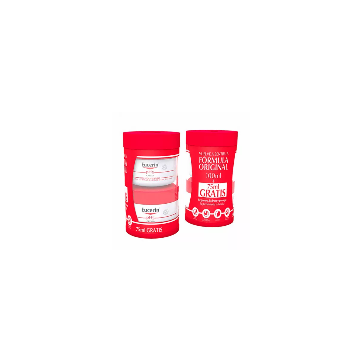EUCERIN PACK PH5 CREMA SENSIBLE 100+75ML