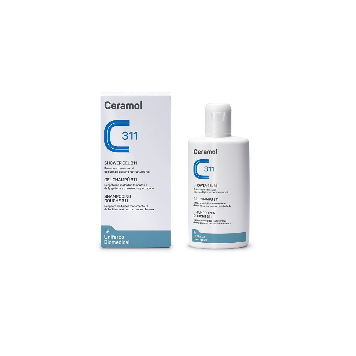 CERAMOL SHAMPOO AND SHOWER GEL 200ML