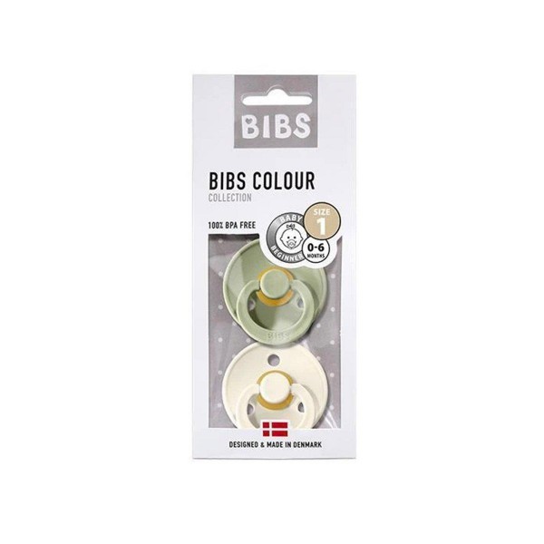 CHUPETE BIBS COLOUR PACK 2 DIA +0M TALLA 1