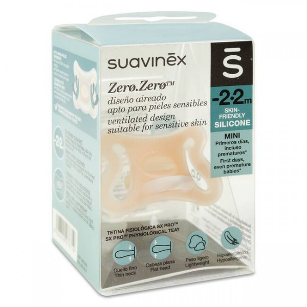 CHUPETE-SILICONA-FISIOLOGICO-SUAVINEX-SX-PRO-ZERO-ZERO-2-MESES