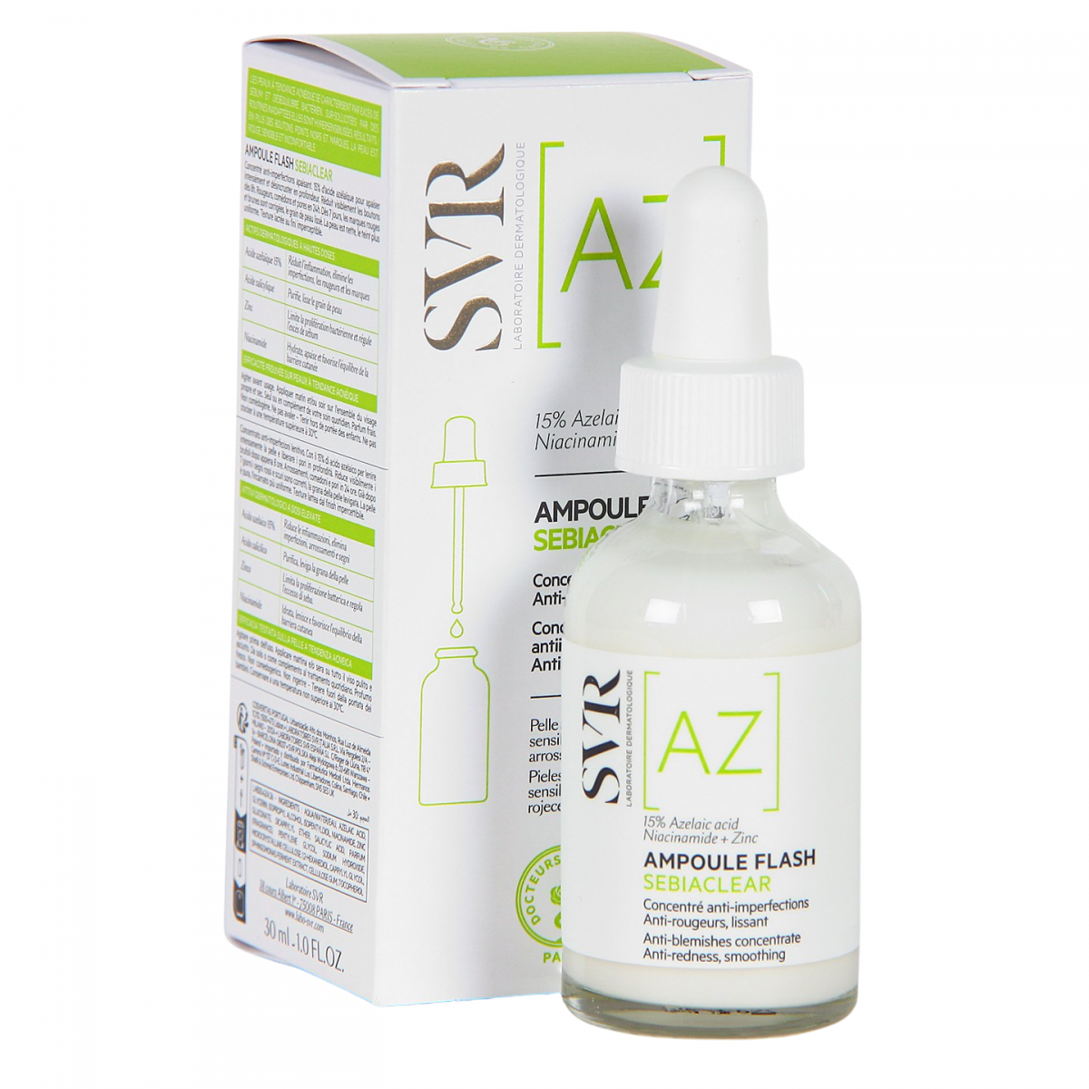 SVR AMPOULE FLASH SEBIACLEAR (AZ) 30ML