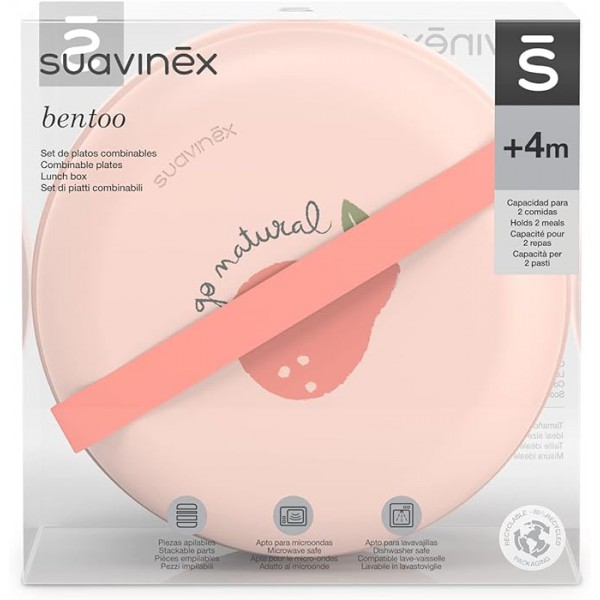 SUAVINEX VAJILLA INF BENTOO PLATOS COMBINABLE +4
