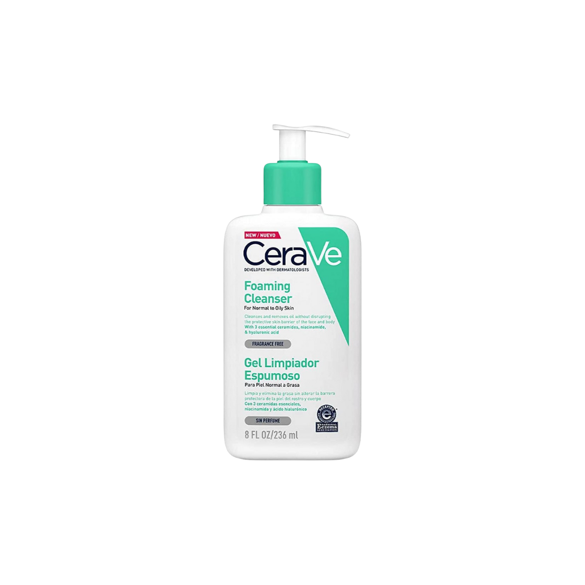 CERAVE GEL LIMPIADOR ESPUMOSO 236 ML