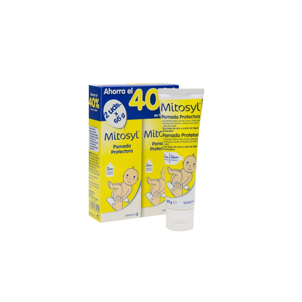 MITOSYL POMADA PROTECTORA 2 TUBOS 65 G