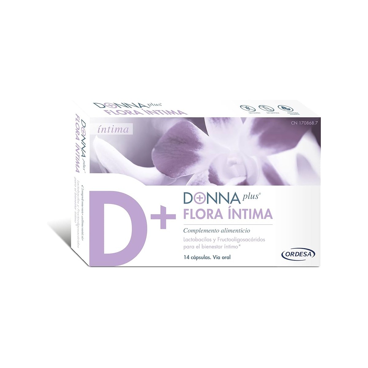 DONNAPLUS+ FLORA INTIMA 14 CAPS