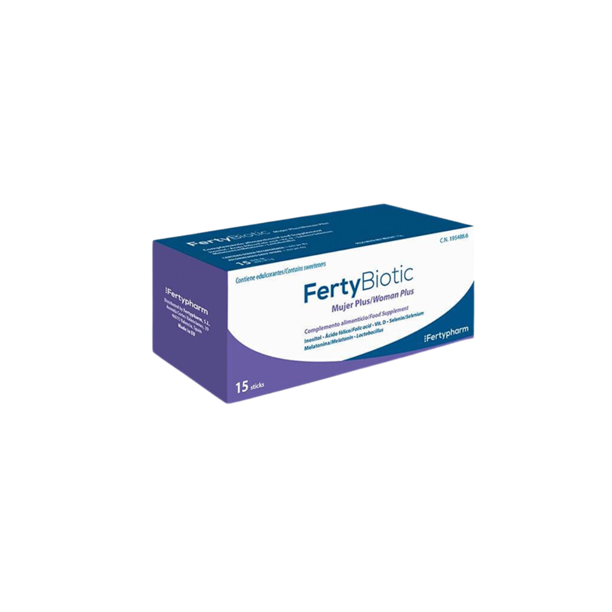 FERTYBIOTIC MUJER PLUS 15 STICKS