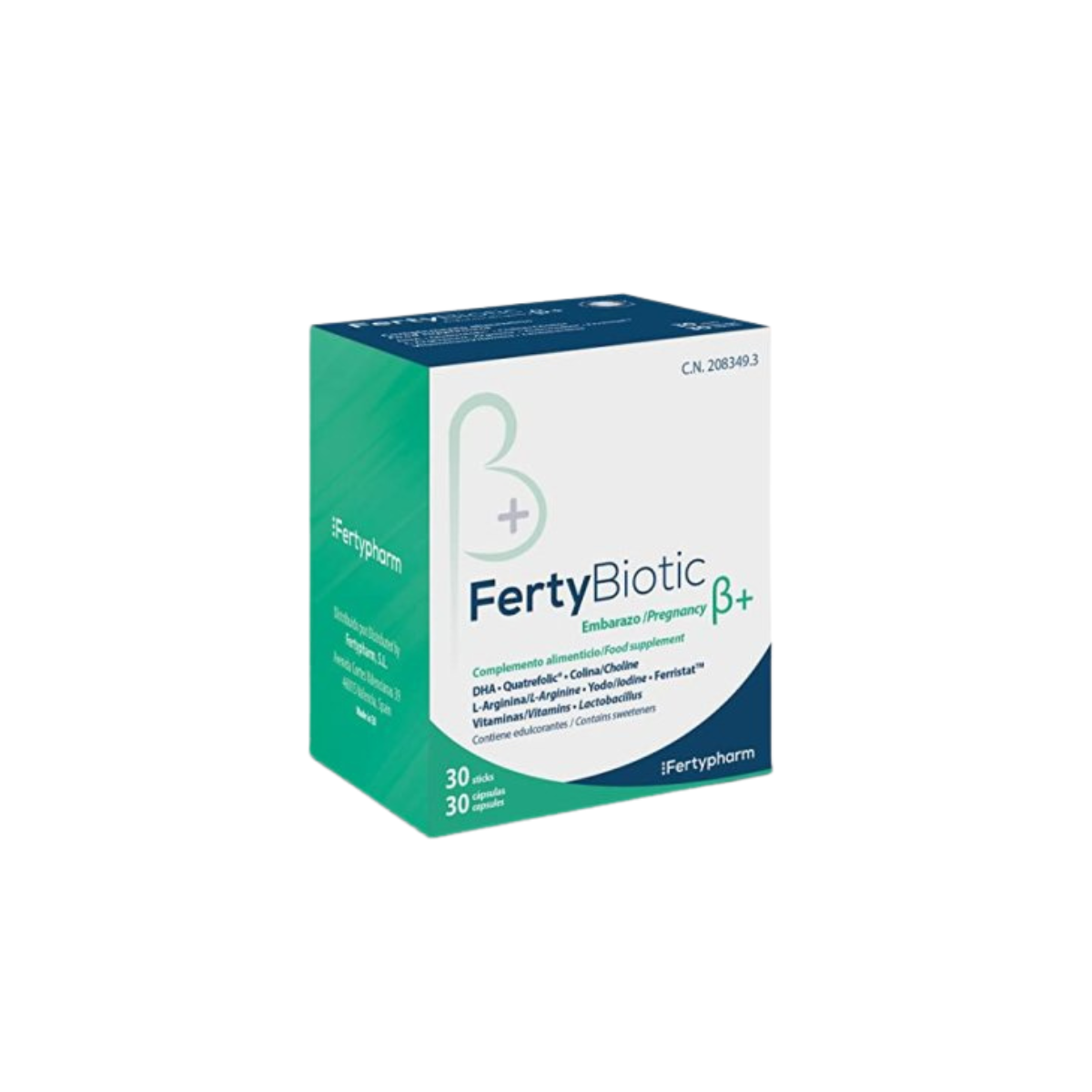 FERTYBIOTIC EMBARAZO BETA 30 STICKS +...