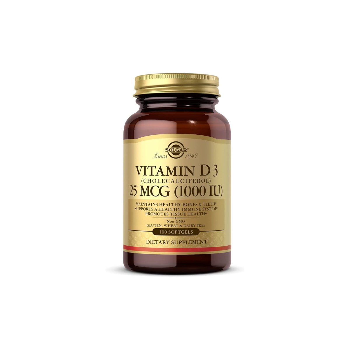 SOLGAR VITAMINA D3 1000 UI 25 MCG 100...
