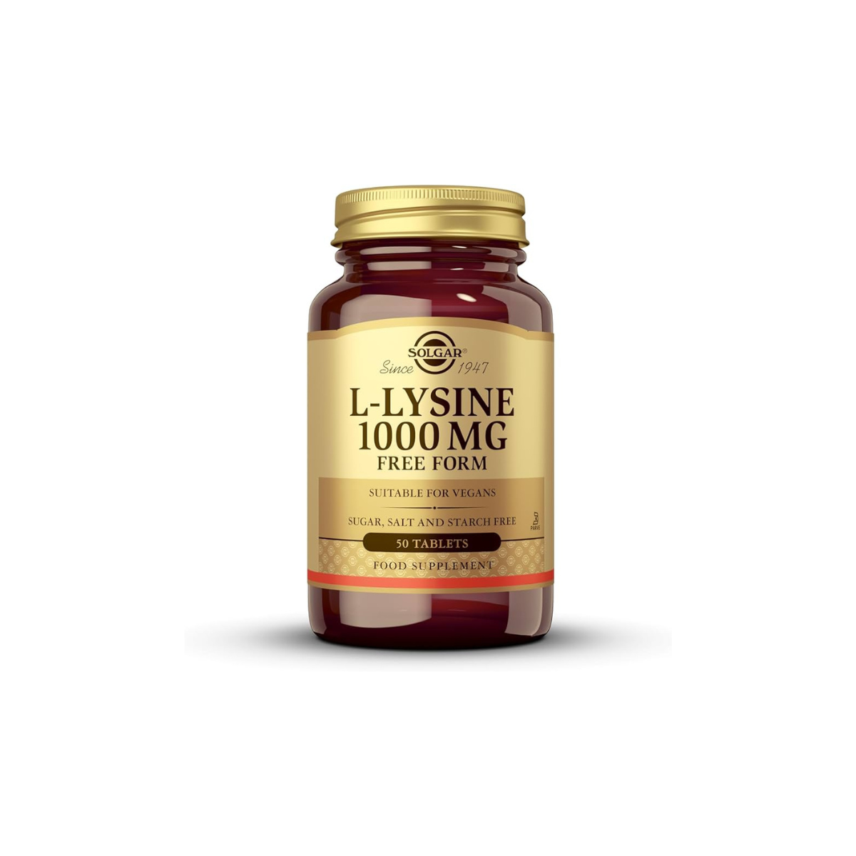 SOLGAR L LISINA 1000 MG 50 COMP