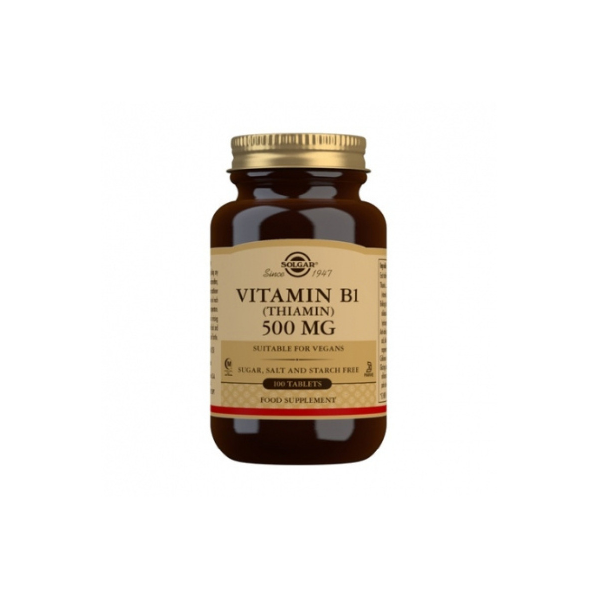 SOLGAR VITAMINA B1 500 MG 100 COMP