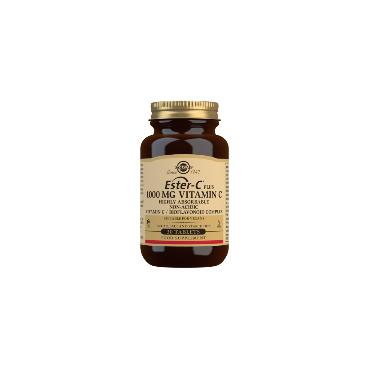 SOLGAR ESTER C.PLUS 1000 MG 30 COMP