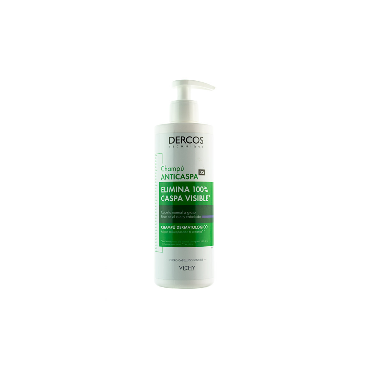 DERCOS CHAMPU ANTICASPA GRASO 400 ML