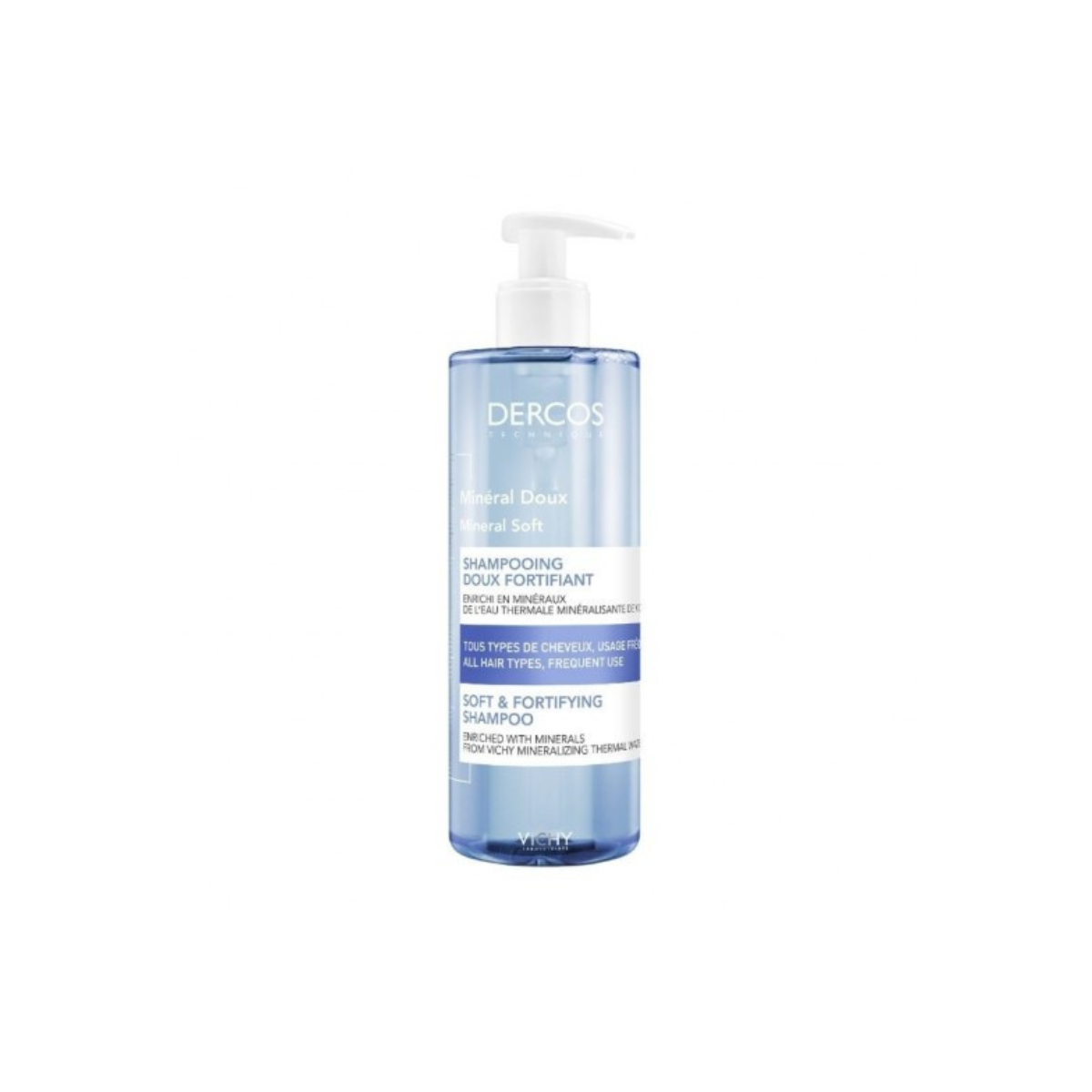 DERCOS CHAMPU MINERAL SUAVE 400 ML