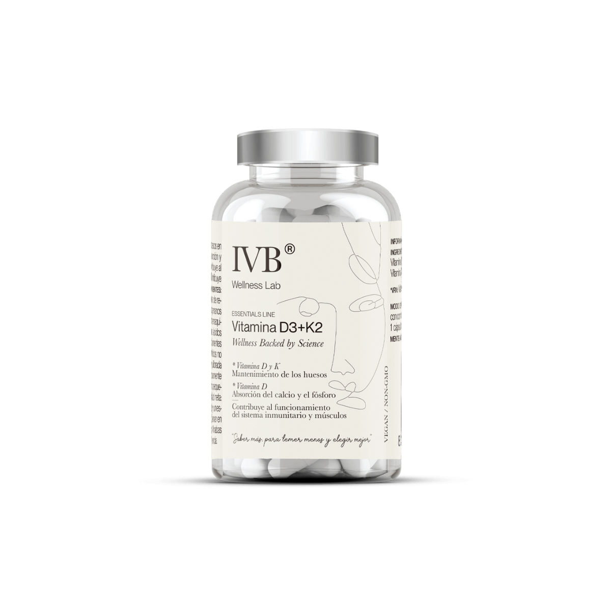 IVB VITAMINA D3+K2 60 CAPS