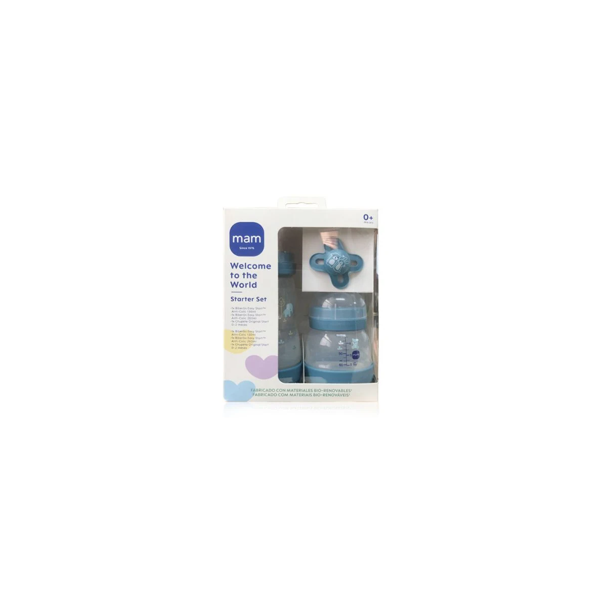 MAM WTW STARTER SET MATT-N +0 BIBERON...