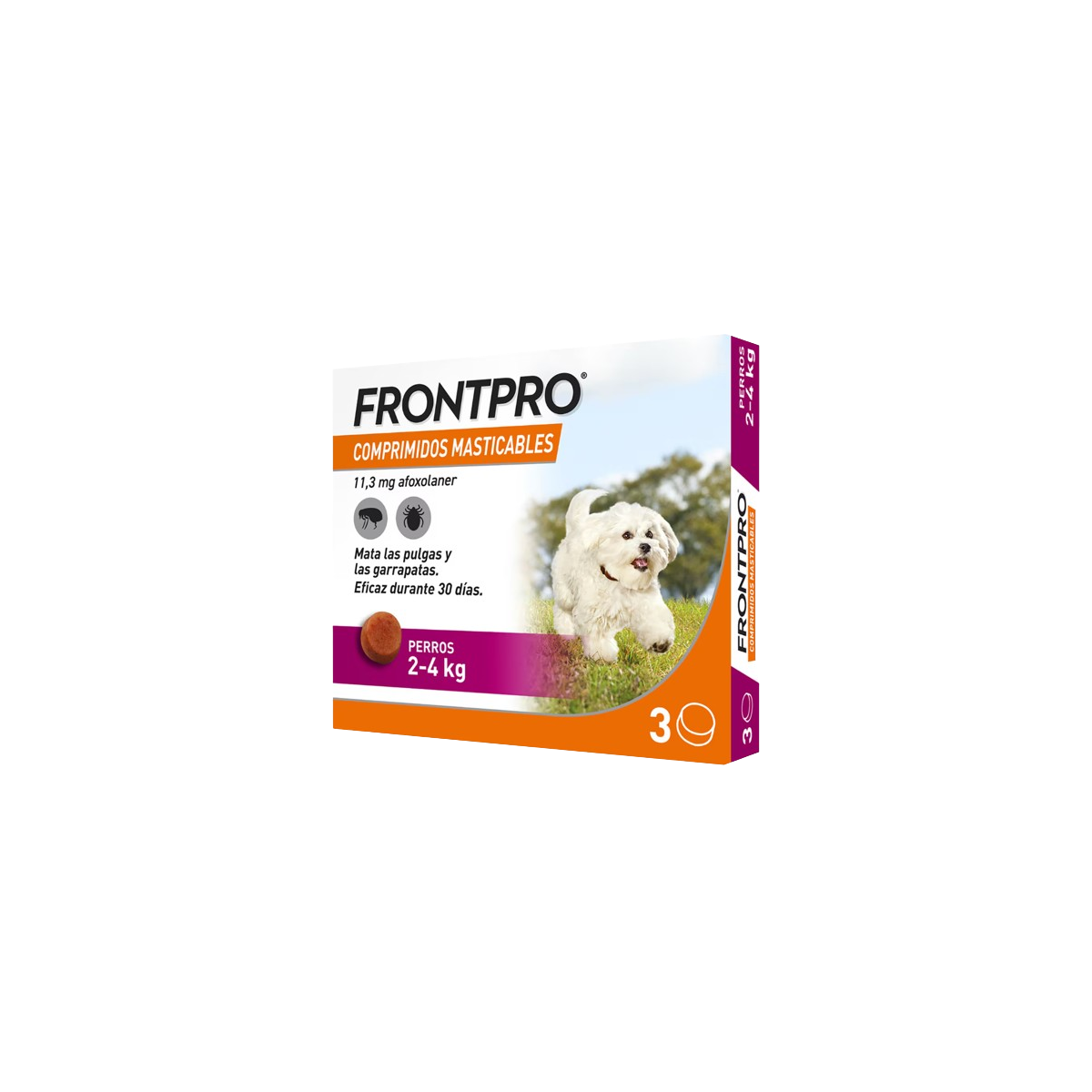 FRONTPRO PERRO 11 MG  2-4 KG 3 COMP...