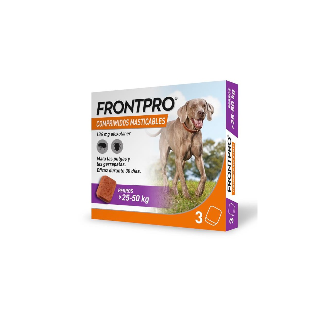 FRONTPRO PERRO 136 MG  25-50 KG 3...