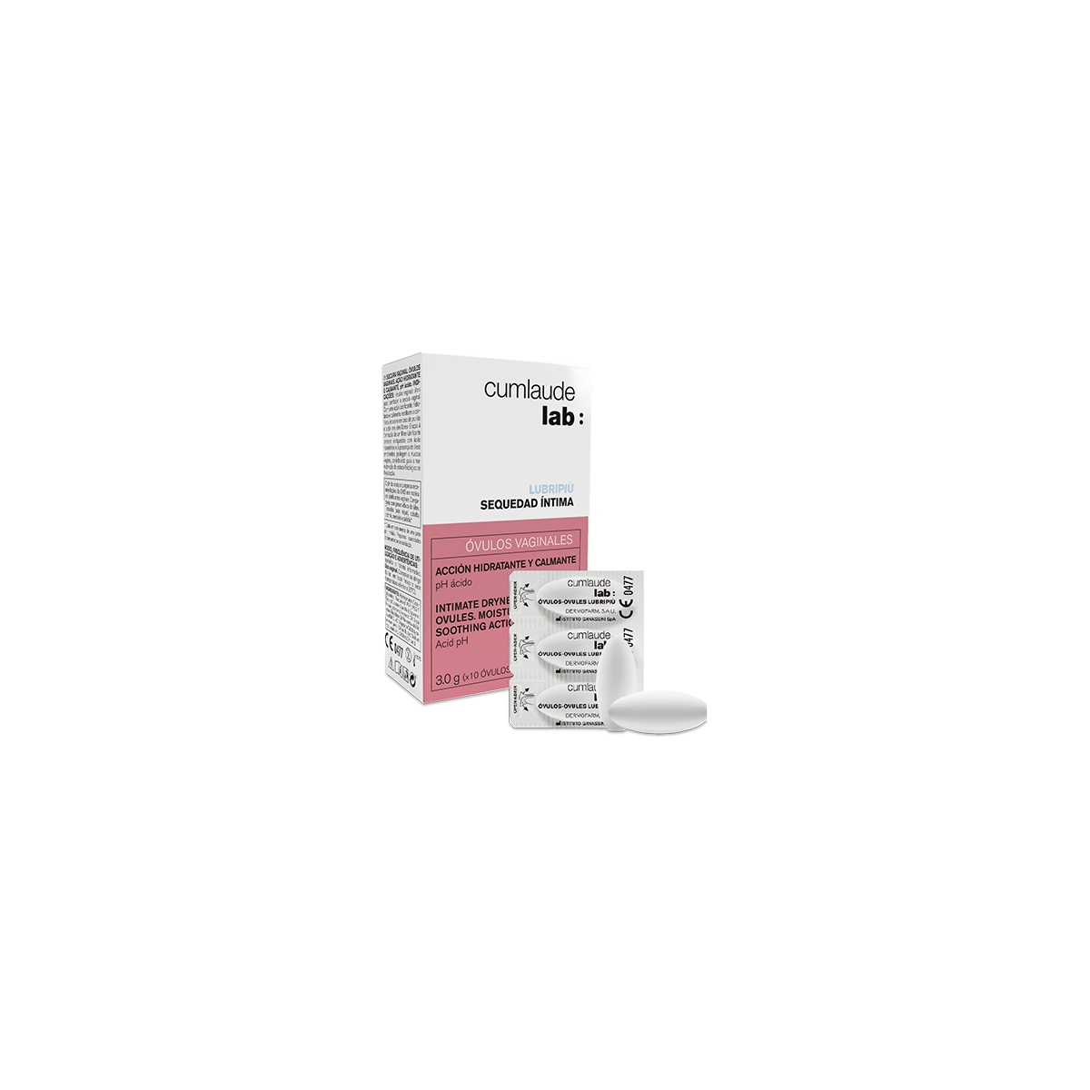 CUMLAUDE LUBRIPIU OVULOS MD 10 OVULOS