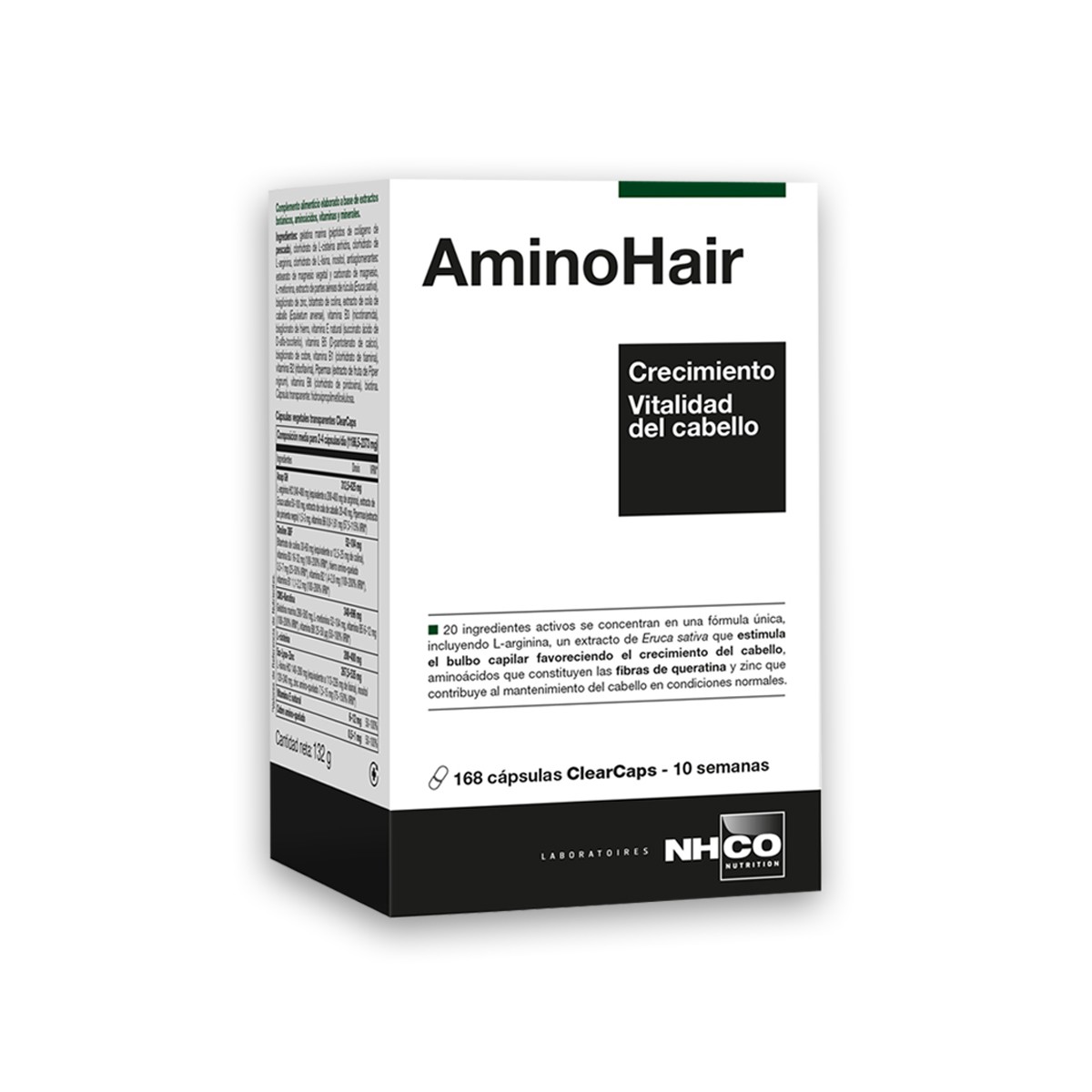 NHCO AMINOHAIR 168 CAPSULAS