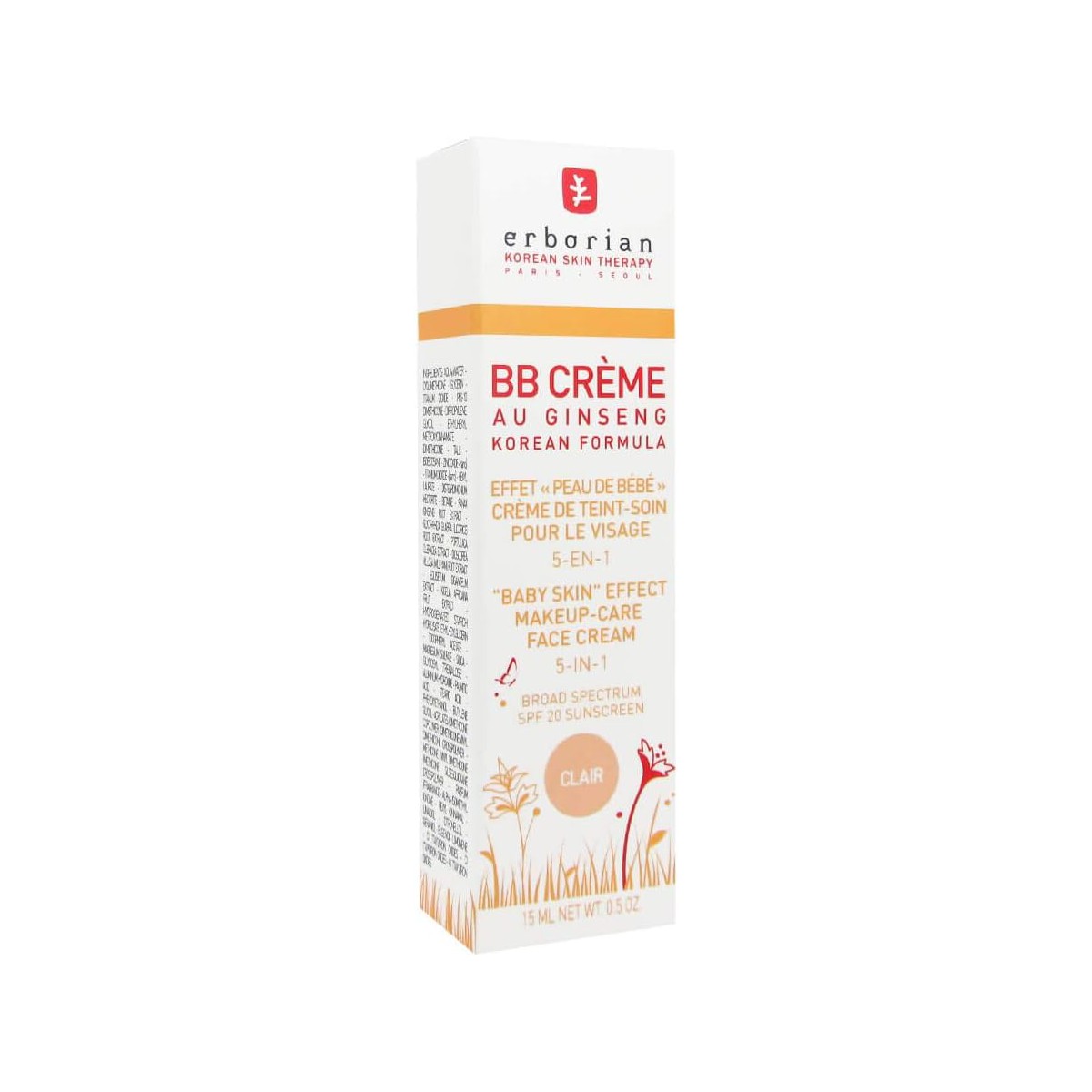 ERBORIAN KOREAN BB CREAM CLAIR 15 ML