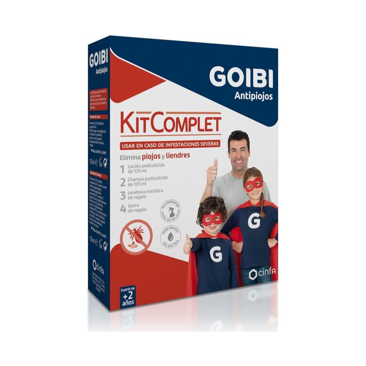GOIBI ANTIPIOJOS ELIMINA CHAMPU+LOCION