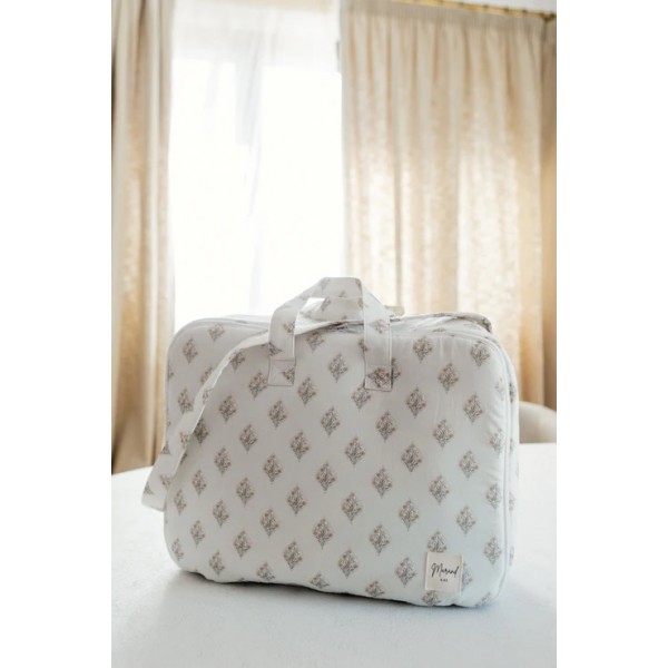 MARAND BRAND MALETA MATERNIDAD ESTAMPADO BLANCO