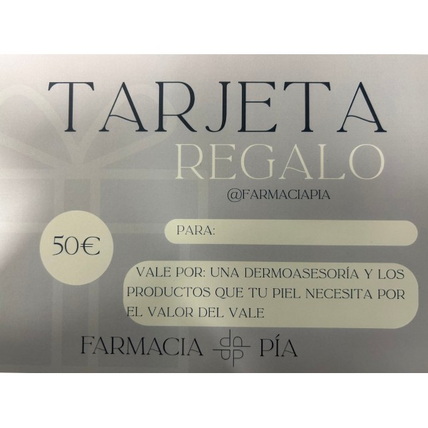 TARGETA REGALO FARMACIA PIA 2