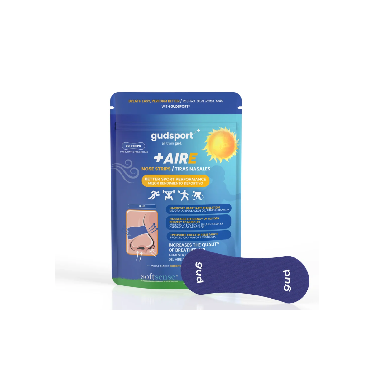 GUPSPORT TIRAS NASALES 30U