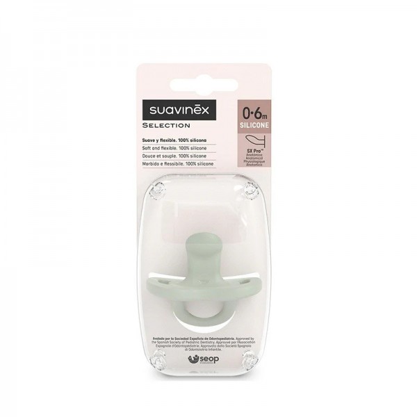 CHUPETE SUAVINEX SMOOTHIE ANATOMICO TODO SILICONA 0-6 M 1 UN