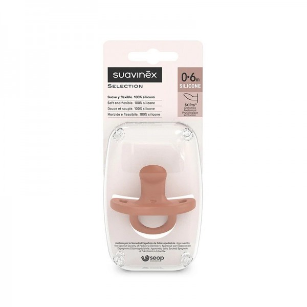 CHUPETE SUAVINEX SMOOTHIE ANATOMICO TODO SILICONA 0-6 M 1 UN