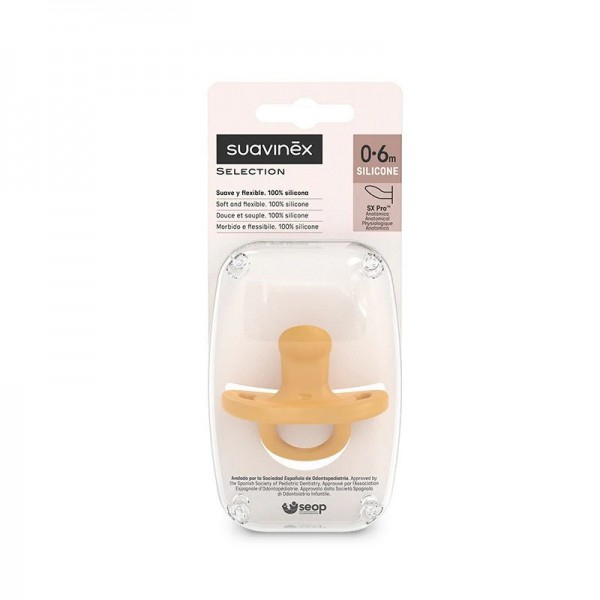 CHUPETE SUAVINEX SMOOTHIE ANATOMICO TODO SILICONA 0-6 M 1 UN