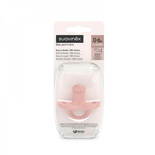 CHUPETE SUAVINEX SMOOTHIE ANATOMICO TODO SILICONA 0-6 M 1 UN
