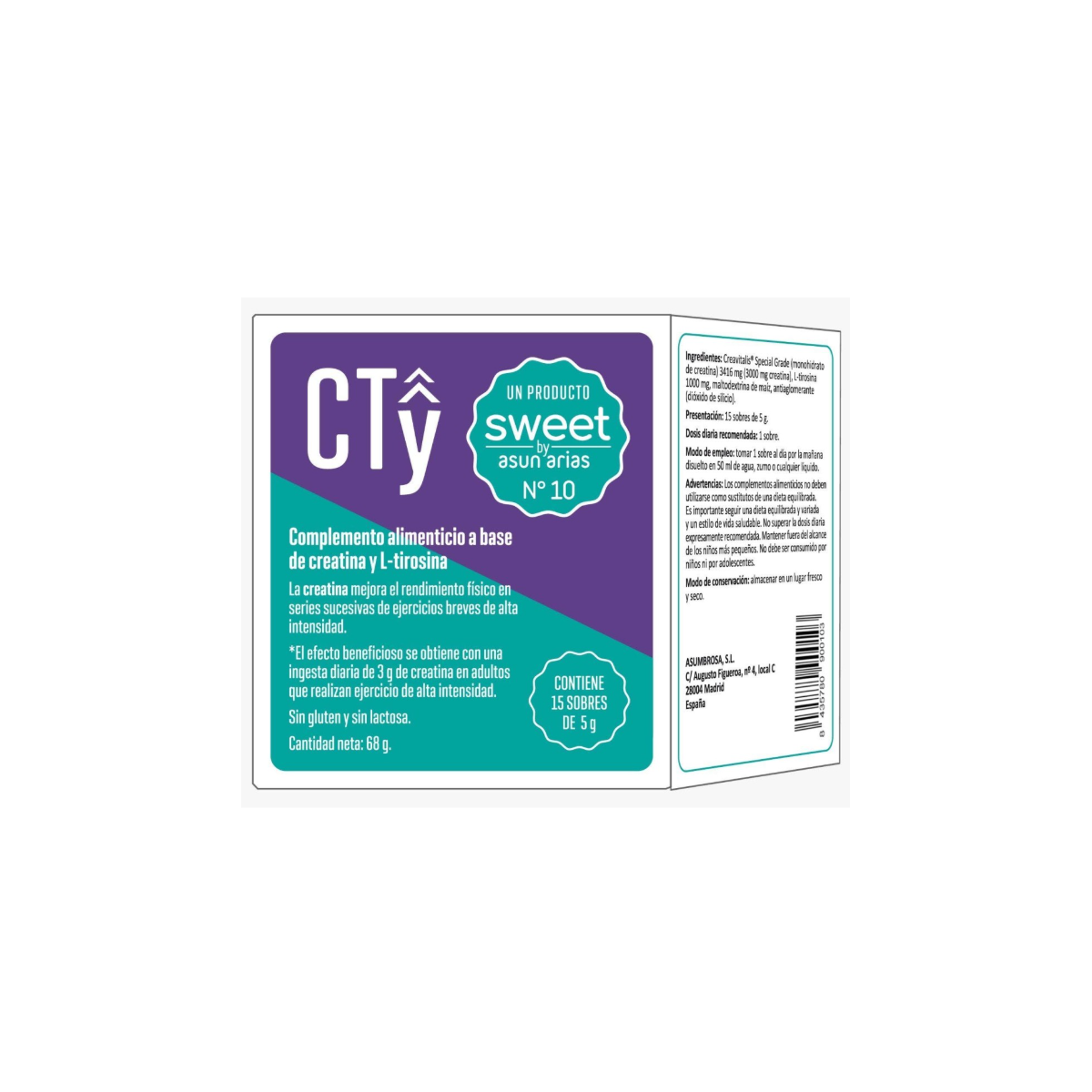 SWEET CTY 15 SOBRES Nº10