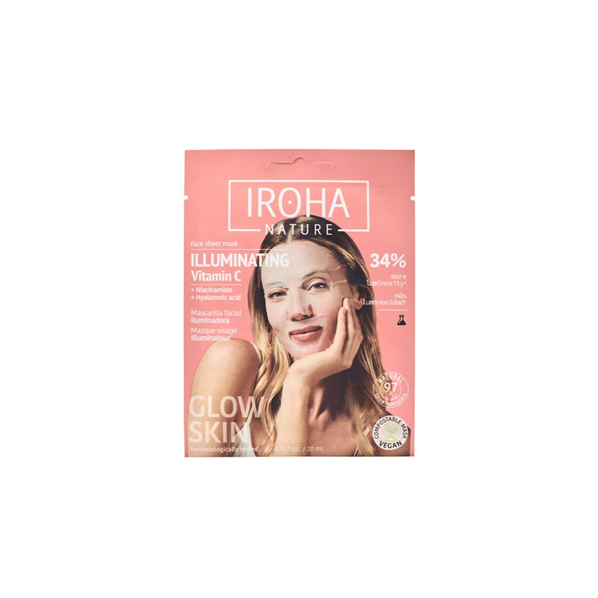 IROHA NATURE MASCARILLA LUMINOSIDAD