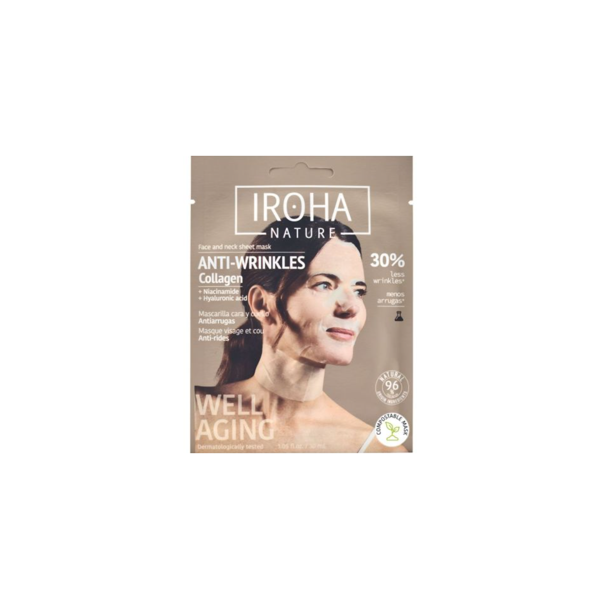 IROHA NATURE MASCARILLA ANTI ARRUGAS
