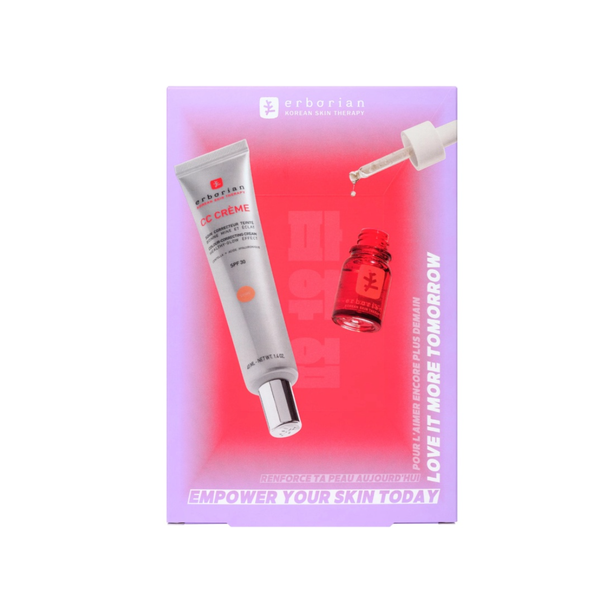 PACK ERBORIAN CC CREAM CLAIR 40ML +...