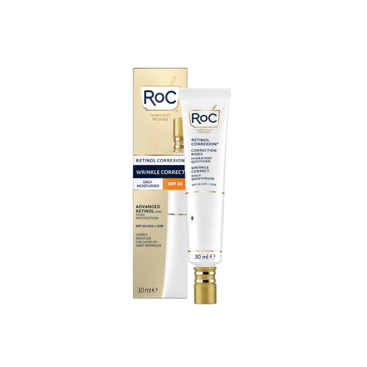 ROC DEEP WRINKLE CREMA DIA SPF30 30ML