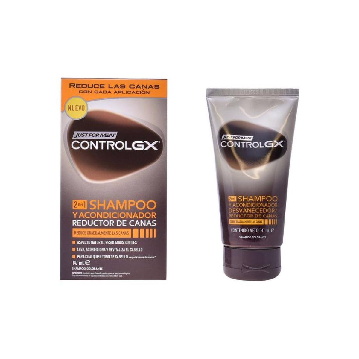 control-gx-champu-y-acondicionador-reductor-de-canas-just-for-men-147ml